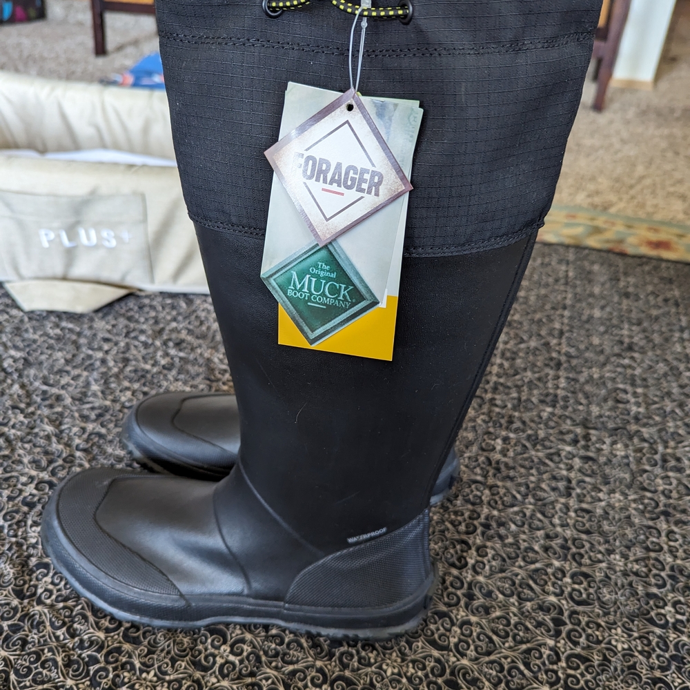 Black Waterproof Rain & Snow Boots